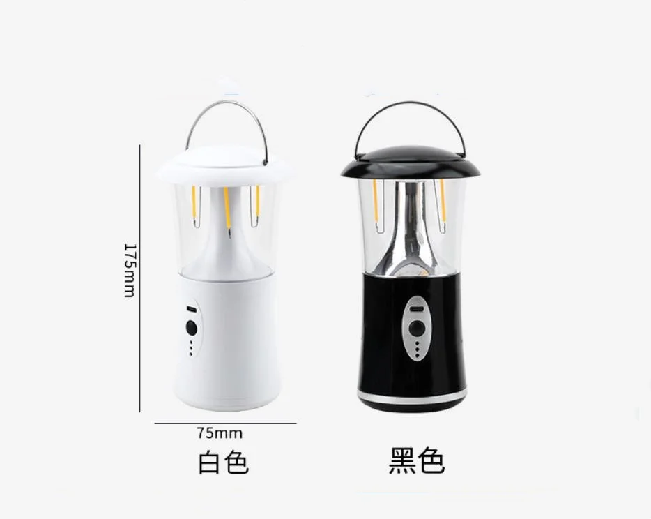 Rechargeable Camping Light Powerful Torch Portable Emergency Lantern 2000K-6000K with Reverse Charging
