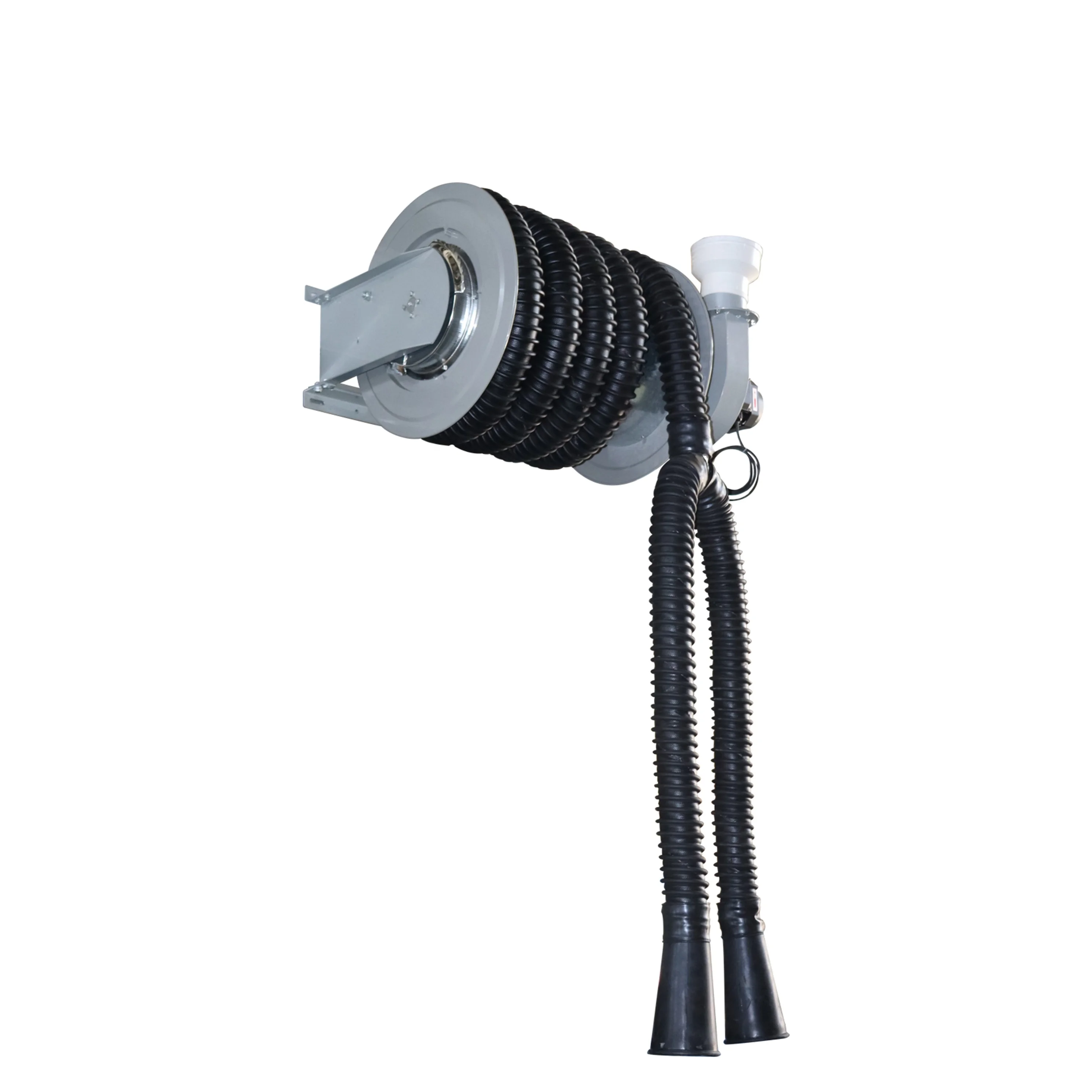 JES Vehicle Equipment Exhaust Fan Spring Hose Reel  Piece Hose Convenient  Vehicle Maintenance