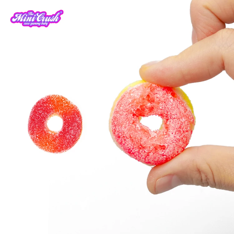 Crunch Candies Wholesale Custom Freeze-Dried Peach Rings Snack Freeze-Dry Candy