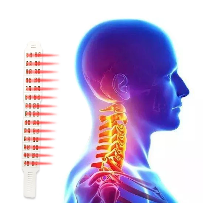 Far Infrared Laser Therapy Spine Massage Machine for Neck Pain Relief Device Cervical Traction Rehabilitation Equipment