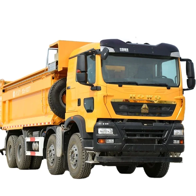 440HP Sinotruk HOWO Heavy Duty Cnhtc Truck 12 Tires New Tractor Head Truck 8X4 Dump Truck