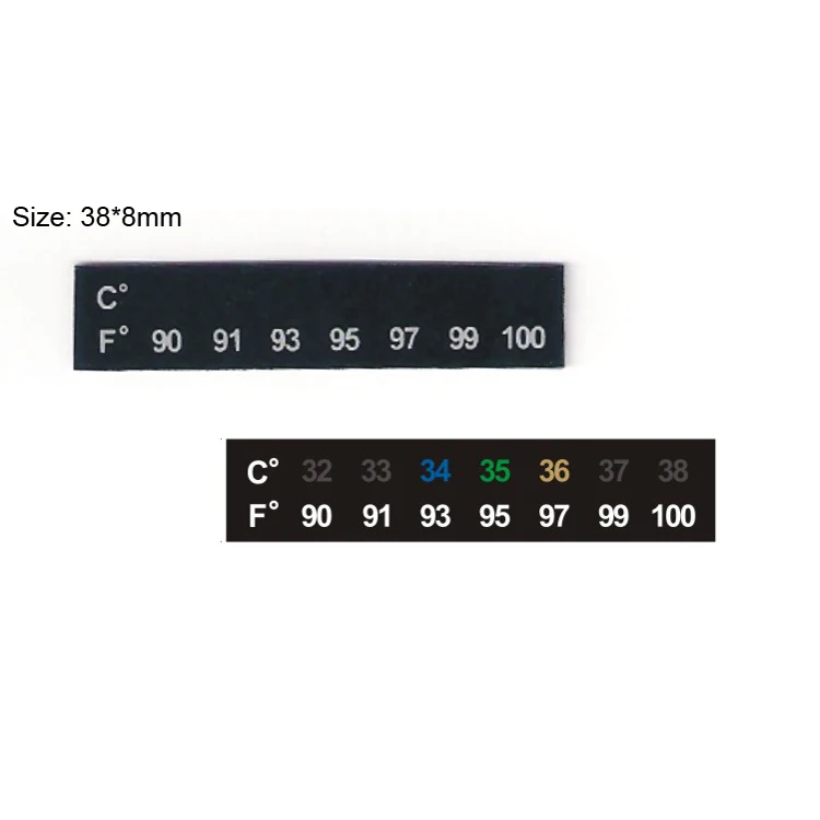 Color Changing Urine Cup Thermometer sticker urine specimen cup temperature thermometer strip