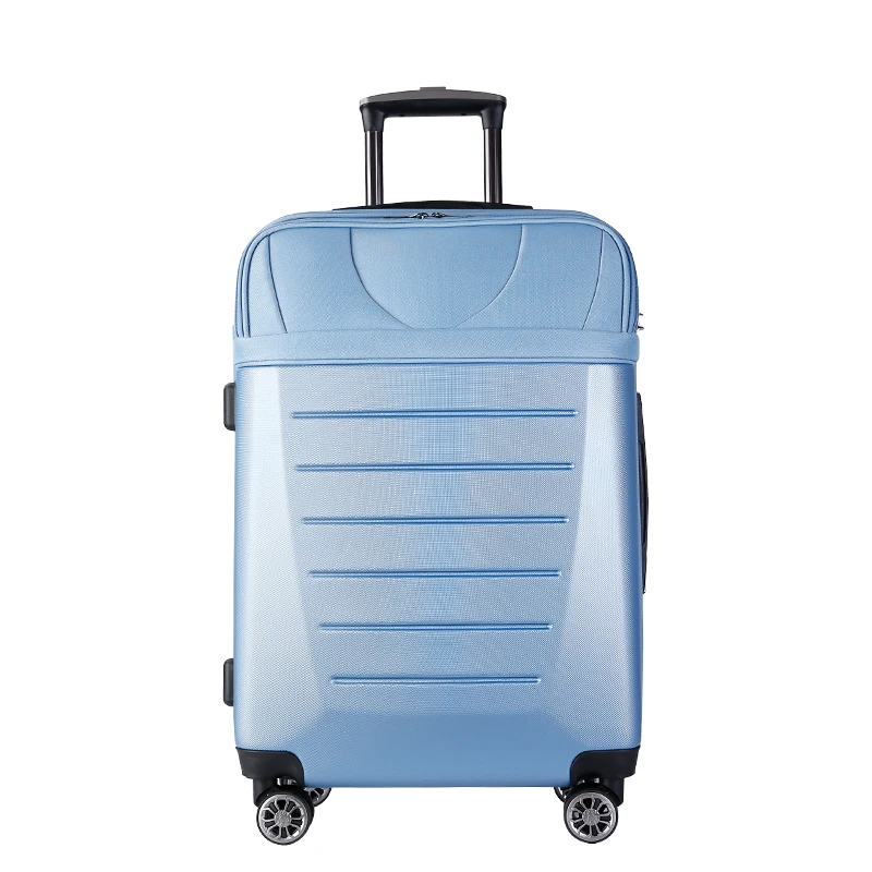 
Trolley suitcase luggage bag front pocket travelling bags cabin 3 pcs luggage set 