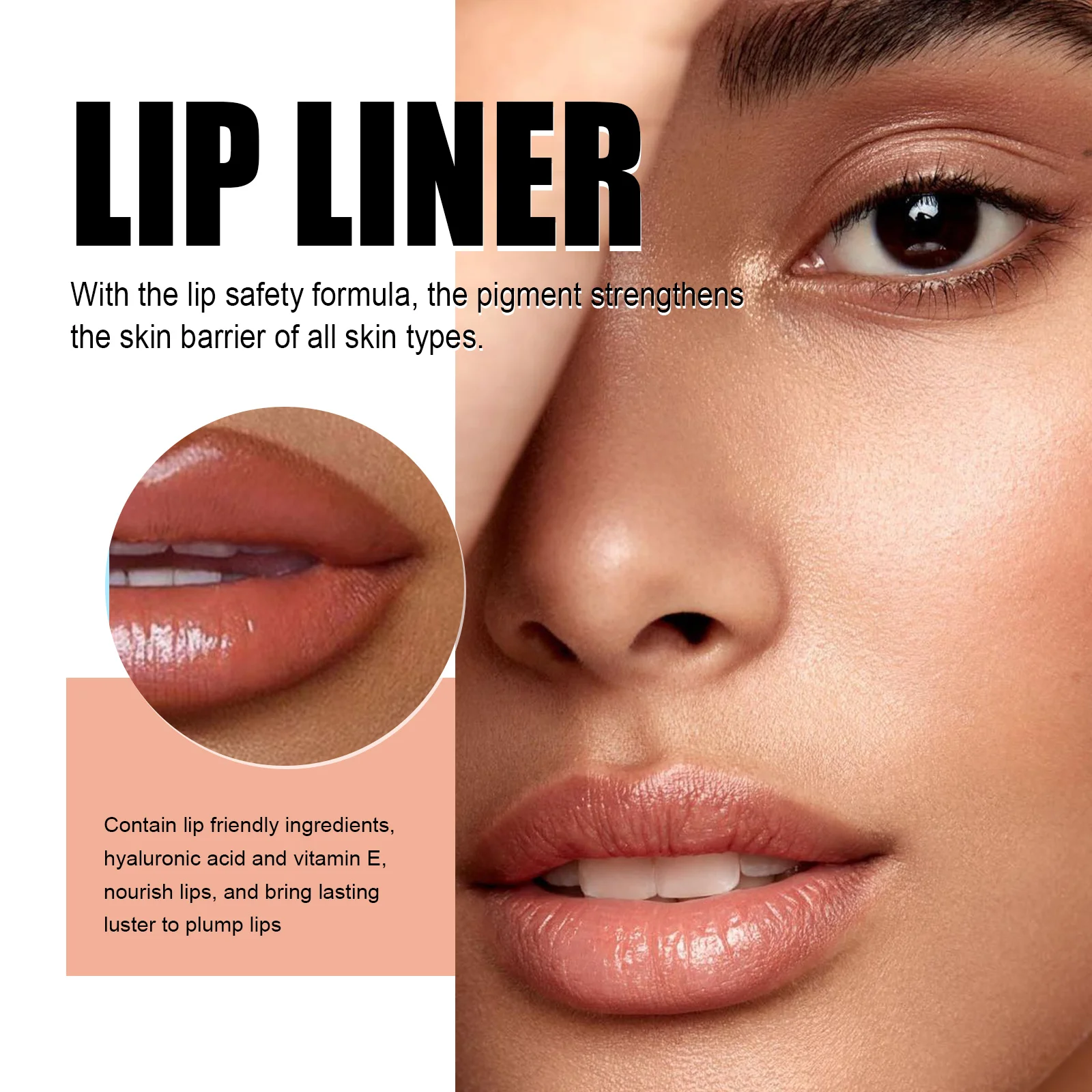 Eelhoe Cosmetic Lip Liner Best Selling Long Lasting Waterproof Lip Liner Pencil Private Label  peel-off Lipliner