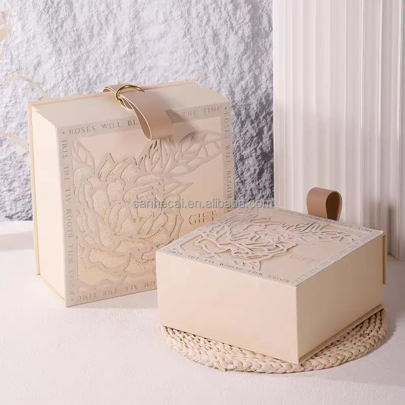 New Creative Kraft Gift Box for Lipstick Perfume Wedding Jewelry Cosmetics Candles Wig Packing featuring UV Magnet Advantage