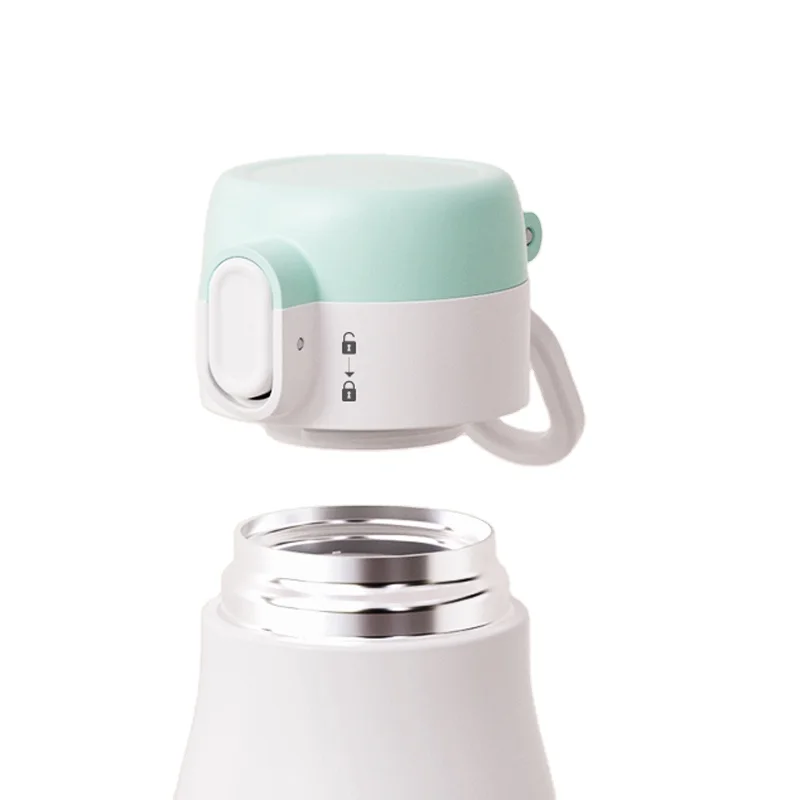 2025 new design baby warmer bottle milk container recharge with lock lid hand carry portable baby warmer for outdoor car camp