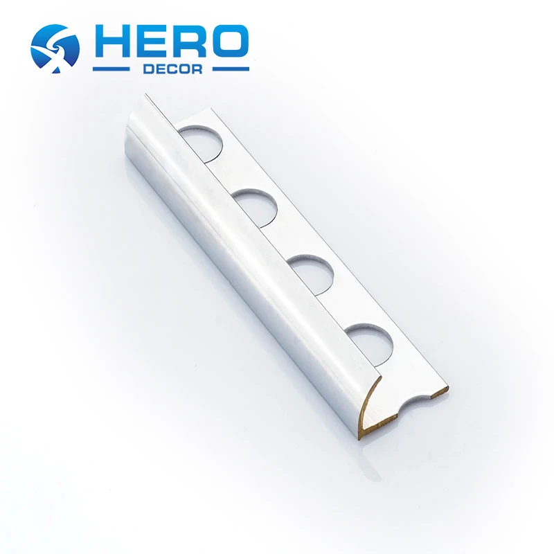 HERO Flooring Accessories Brass Tile Trim Copper Tile Profiles T Shape U Shape Square Brass Corner Edge Trim for Protection