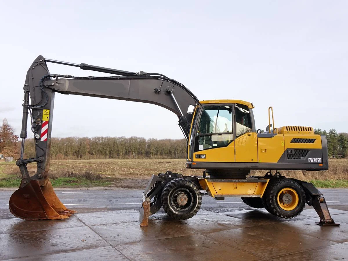 Тяжелая техника 21.8Ton EW205D колесный экскаватор с гидравлической системой