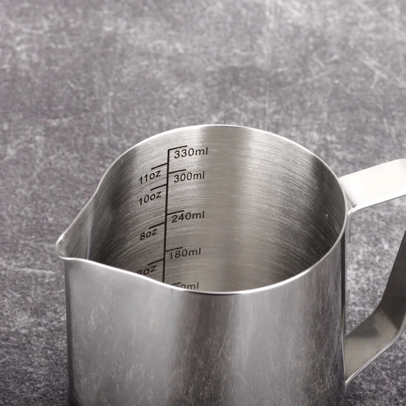 Stainless Steel Coffee Frothing Pitcher Milk Jug Coffee Milk Pitcher 304 Stainless Steel Milk Jug Pitcher