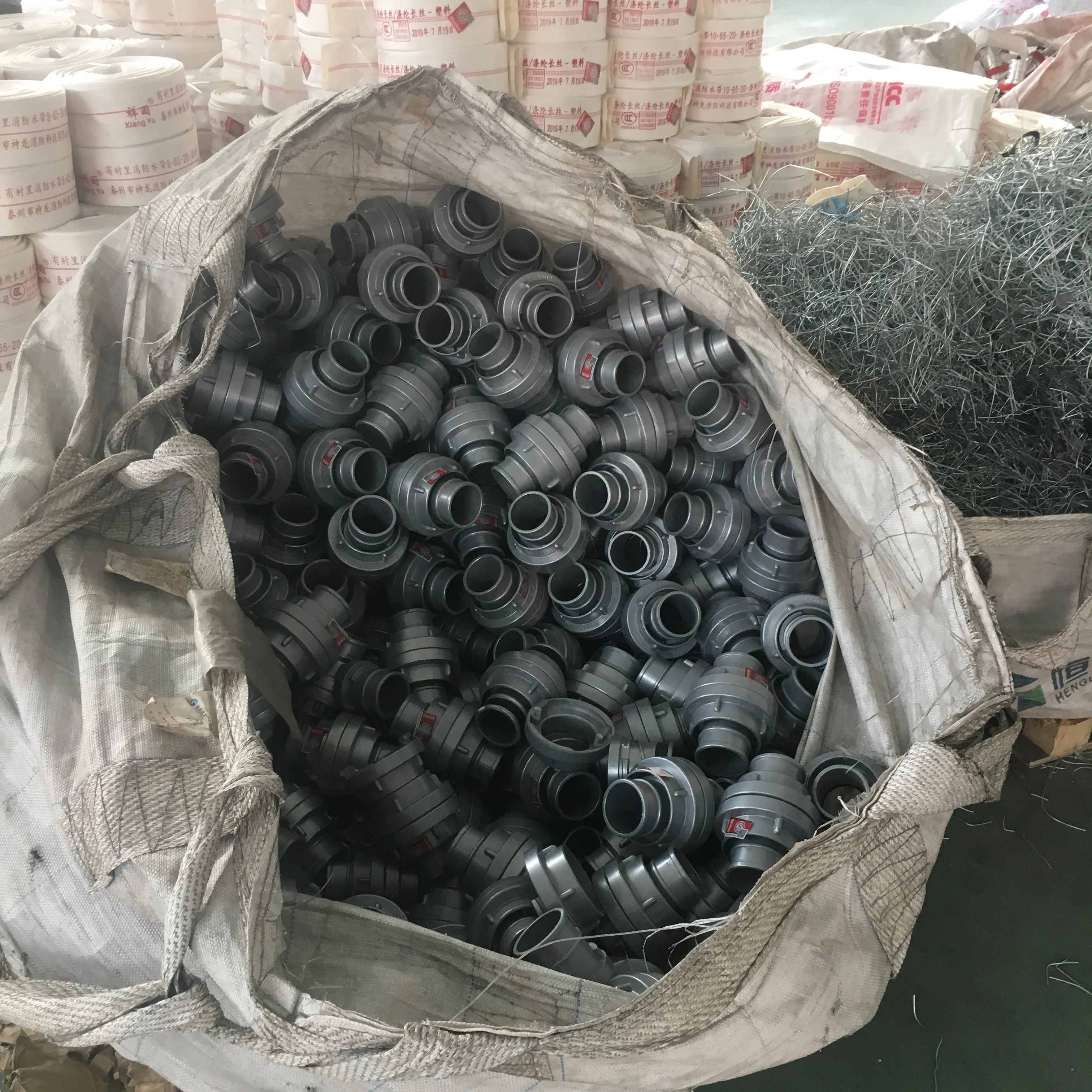 Universal types of pump fire hose fittings