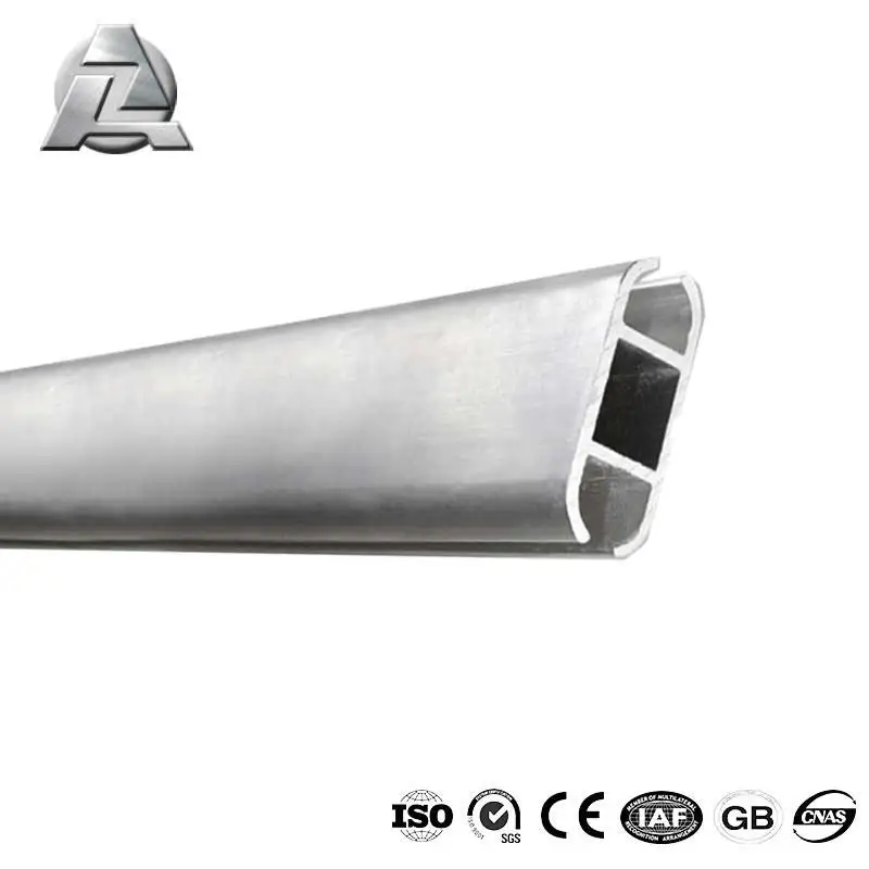 ZJD-KD205 aluminium tent keder pipe track rail use for outdoor sunshade