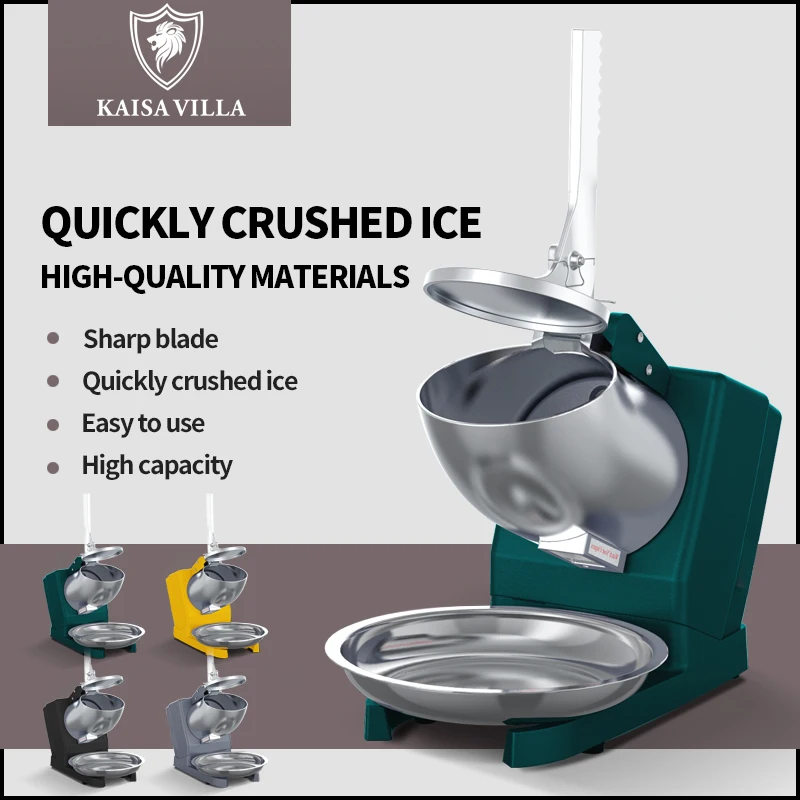 Best Seller Snow Ice Shaver Electric Manual Ice Crusher Machine for home
