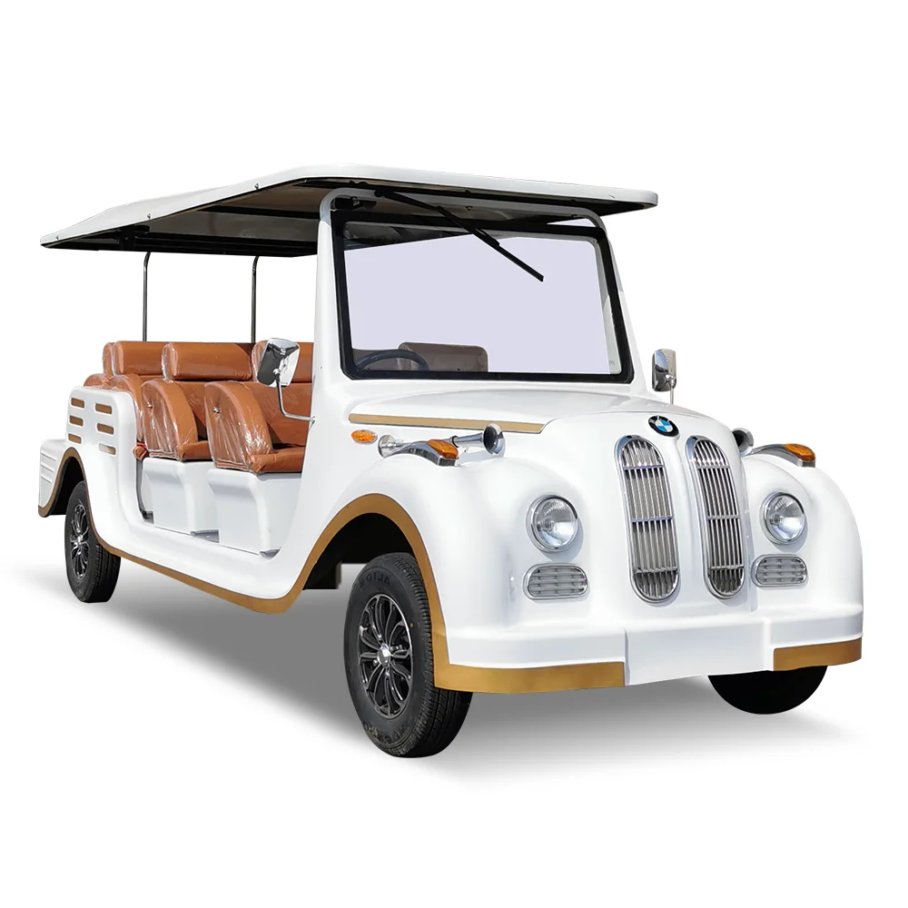 5 Seats Tourist Sightseeing Electric Retro Vintage Car
