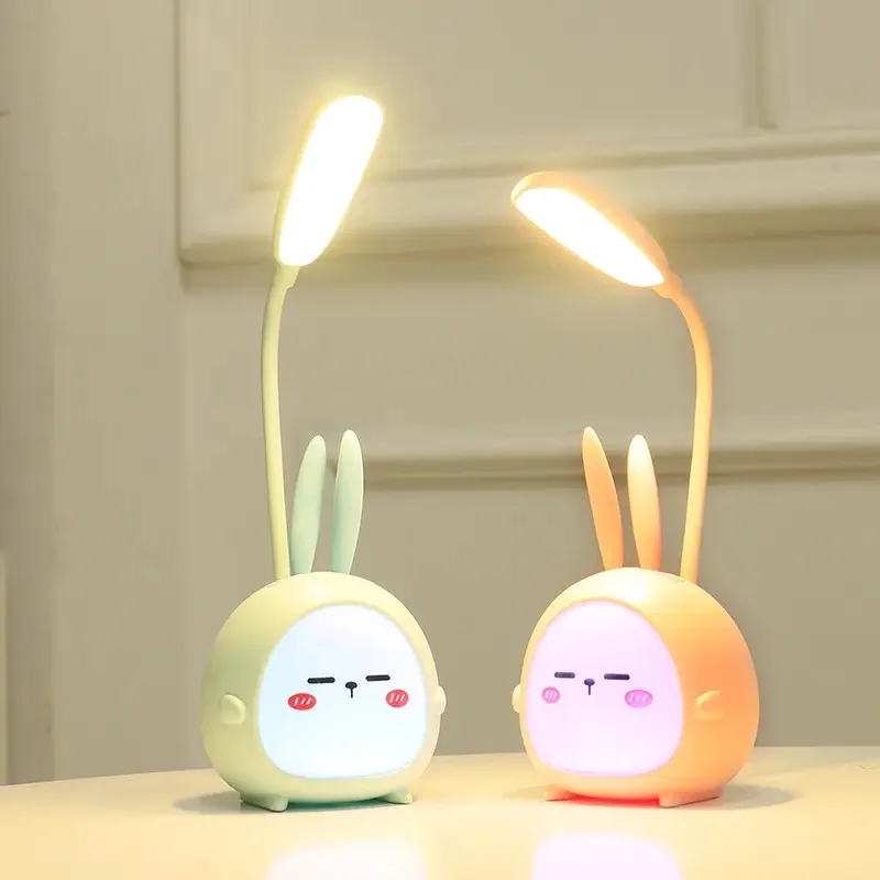 Colorful Novelty LED Cartoon Reading Lamp portable Table Lamp  Cute Animal Shaped LED Night Lamp