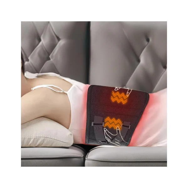 Electric Girls Far Infrared Heating Abdominal Slimming Belt Dysmenorrhea Relief Waist Massage Belt