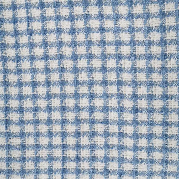 New Design 100% polyester tweed yarn dyed Heavyweight Fabric wool for Shacket Women Jacket