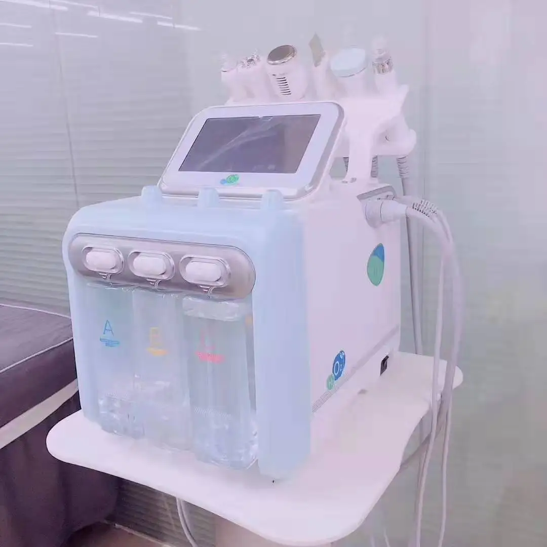 NV-W05X 6 In 1 Korea H2O2 Bubble Clean Aqua Peeling Hydro Dermabrasion Auqa Oxygeneo Peeling Hydrafacials Hydro Facial Machine
