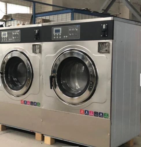 Automatic Card or Coin-operated washing machine , laundromat clothes coin operated washer and dryer machine