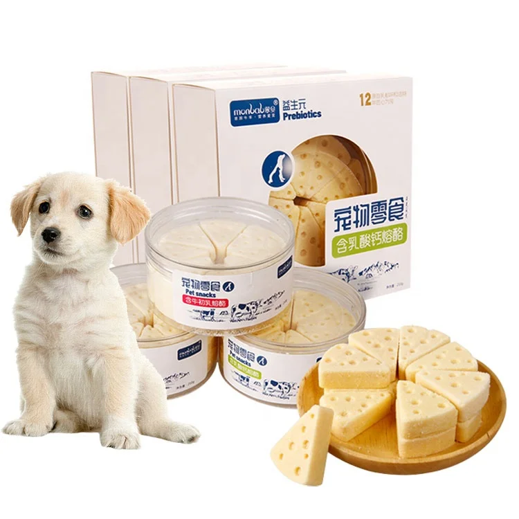  Snack Pet Dog cheese Bovine colostrum Treats And Food Twisted Sandwich