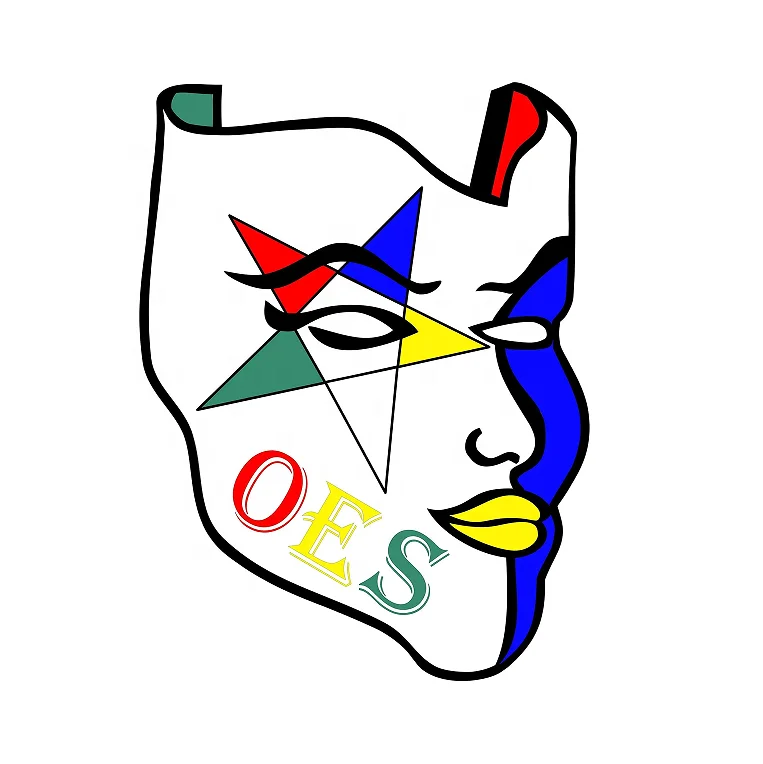 oes order of eastern star custom plastic printing Iron On Rhinestone Transfer design for men tshirt