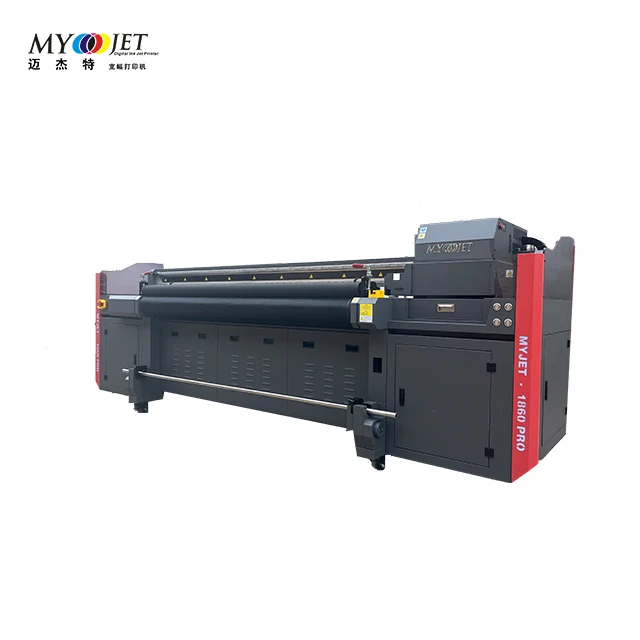 MYJET factory 6 feet 1.8m 1860 PRO hybrid UV large format printer signage interior decoration wall paper  all sheets
