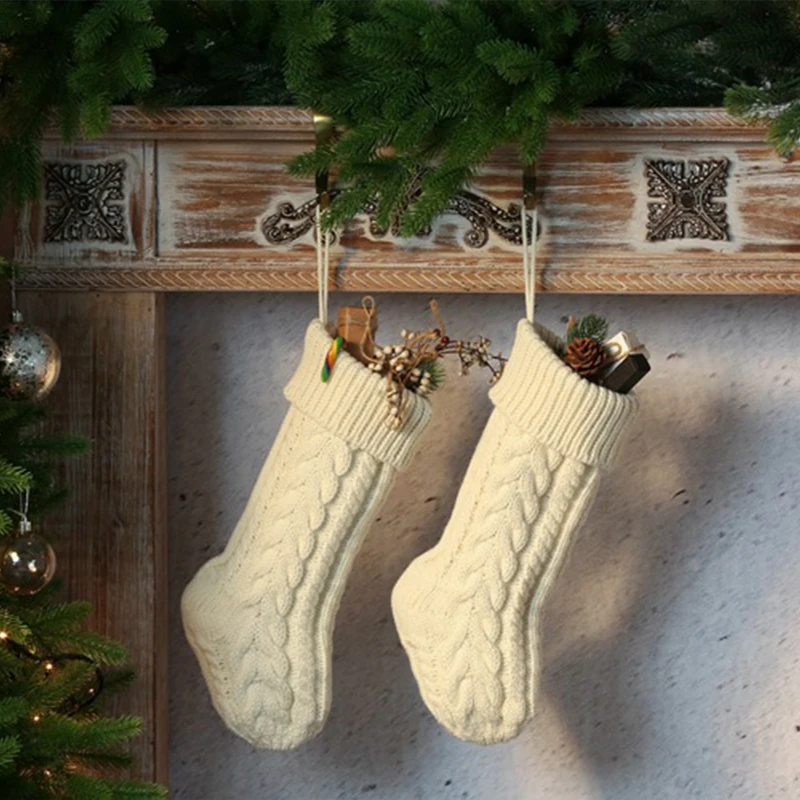 Party Family Decor High Quality acrylic Fabric Red Industrial Stockings Knitting Machine