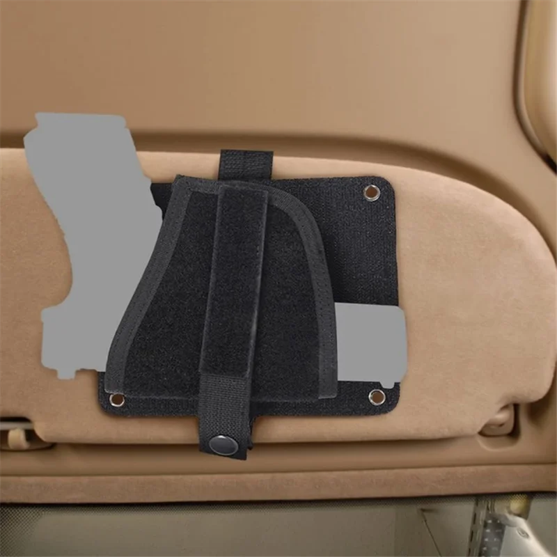 Tactical Sticky Concealed Gun Holster, Hidden Sticky Holster, Used in the Car, Bed Table, etc