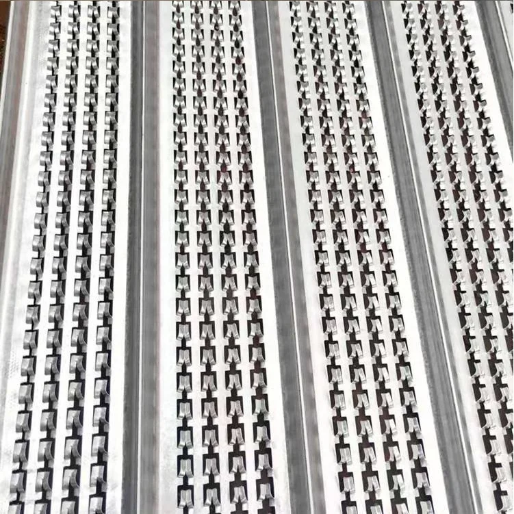 Construction Steel Mesh Flat Rib Galvanized Expanded Metal Lath  Hy-Ribbed Formwork