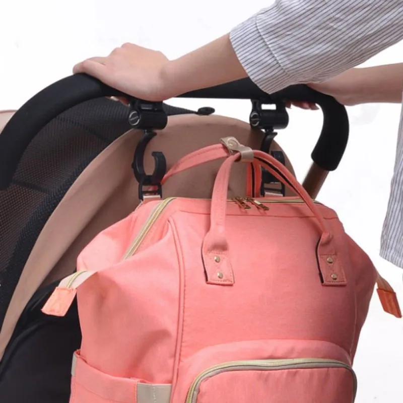 
2pcs/Set Baby Stroller Hooks Pram Rotate 360 degree Cart Hook Accessories For Hanger Bag 