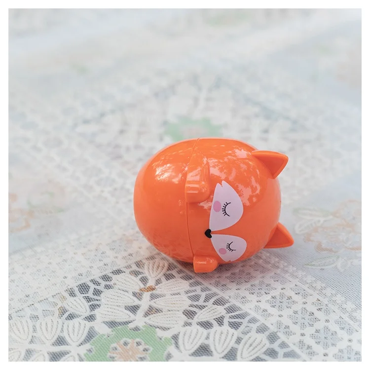 Cute Fox Shape Tinted Lip Balm Custom Logo Lip Repair for Kids Hydrating Private Label Lip Balm