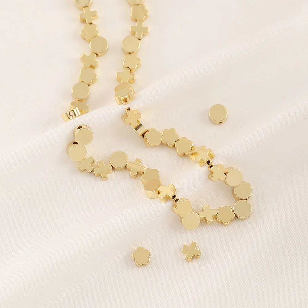 african beads jewelry set modern tribal beaded necklace jewelry brass 18K gold filled diy bead pendant