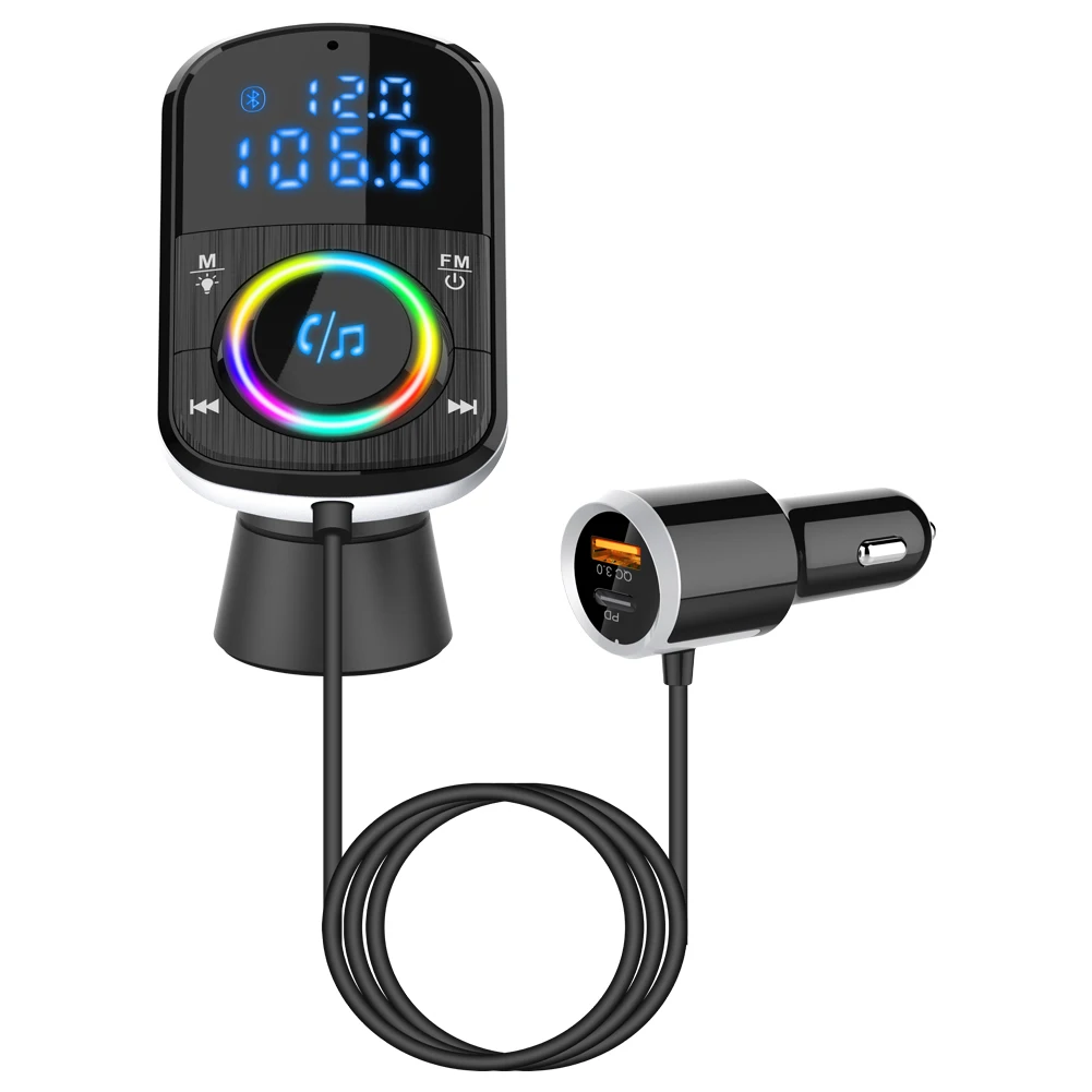 New arrival Car kit hands free car MP3 Player Kit Wireless car FM Transmitter with big button BC71