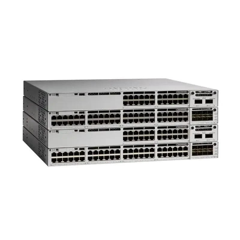 C9300-24S-E Original New 9300 24 GE SFP Ports Modular Uplink Switch C9300-24S-E