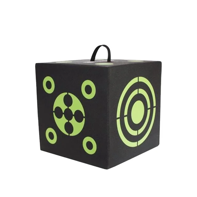 Outdoors 6-Sided 3D Cube Reusable Rapid Self Healing Foam Archery Target