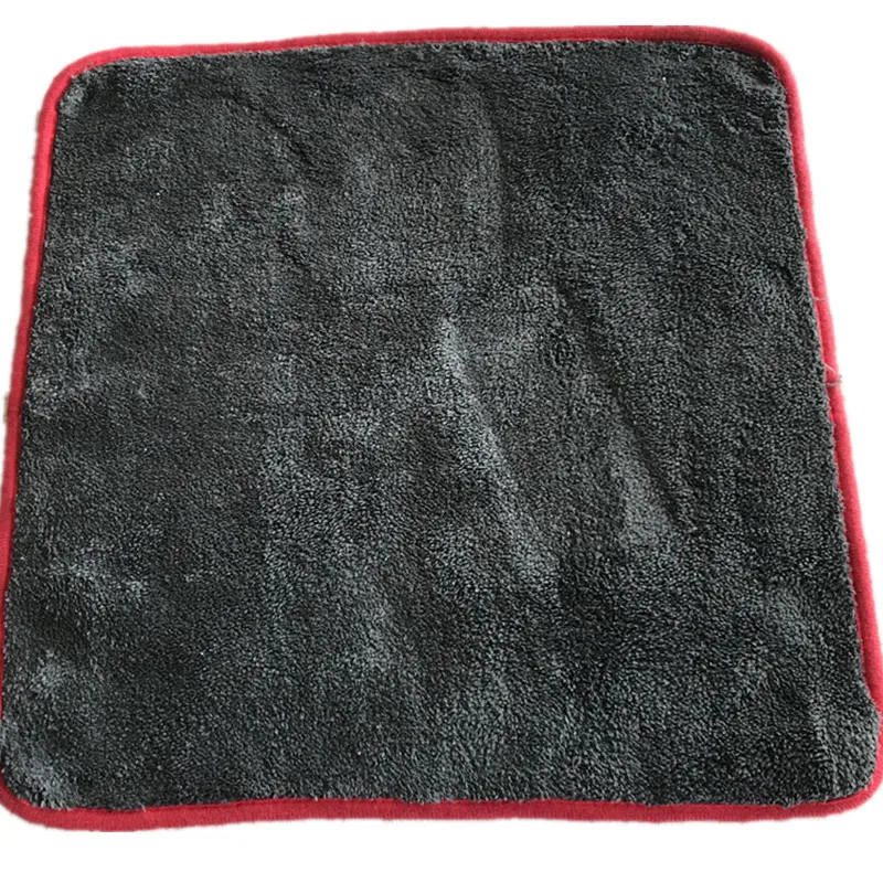 Customized design auto car care microfiber car wax polish towel microfiber car wash cloth