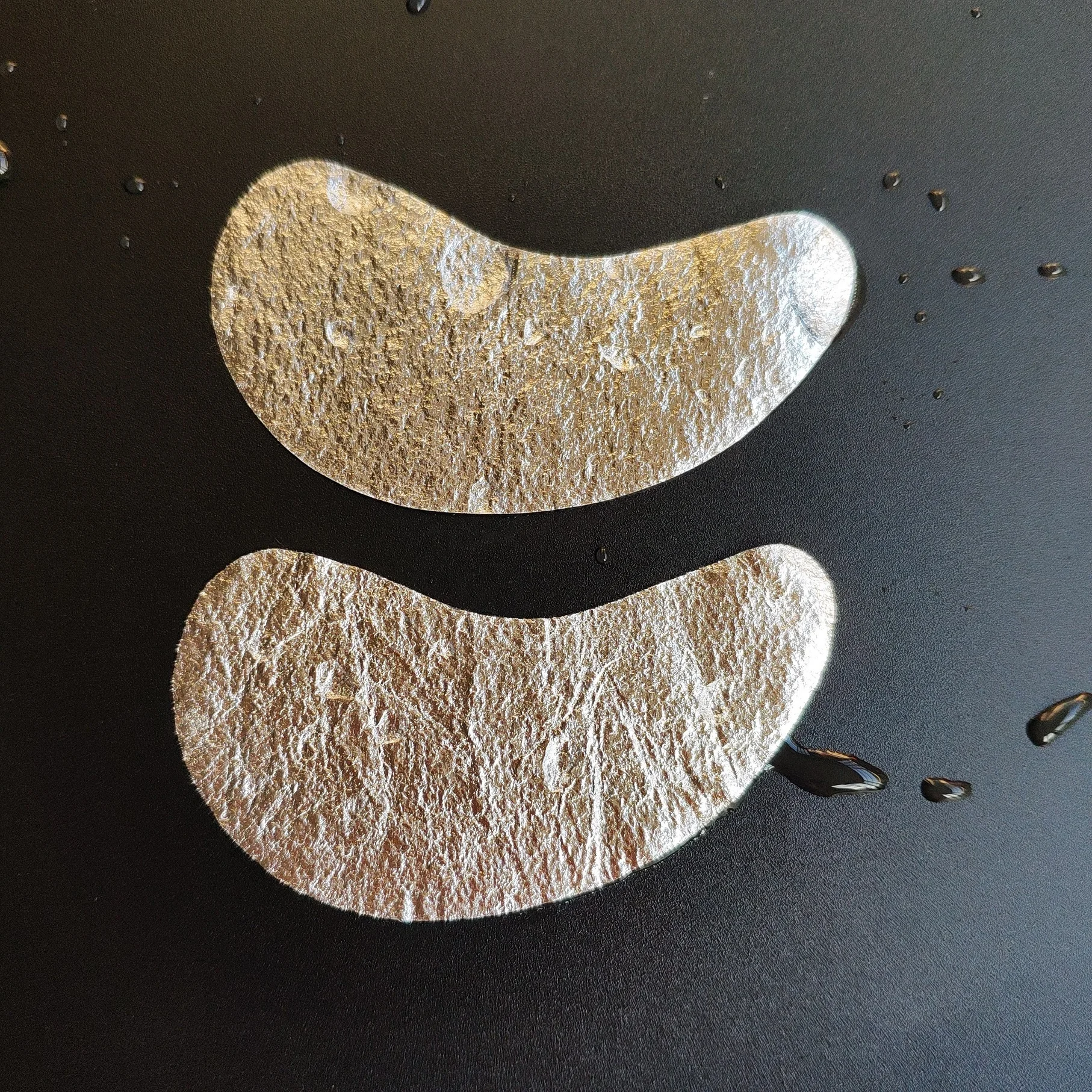 Private Label Silver Foil Eye Mask Pure Cotton Eye Mask New non-woven Material Eye Mask Sheet