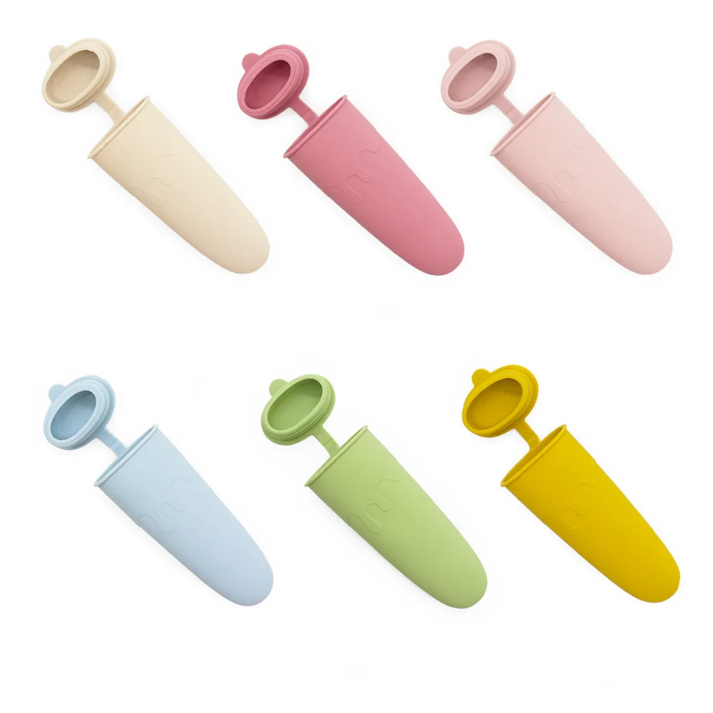 Оптовая продажа высокое качество еды изготовленные на заказ подносы кубика льда мороженое эскимо поп силиконовые формы