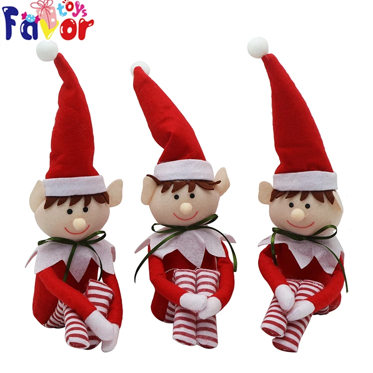 19 Inches Christmas Elf Behaving Badly Plush Toy, Novelty Long Bendy Naughty Girl Christmas Doll