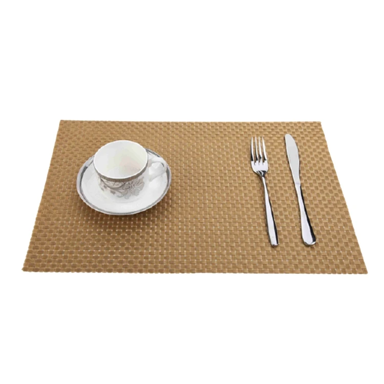 Table Mats Woven Placemats Rectangular Placemat Pvc Plastic