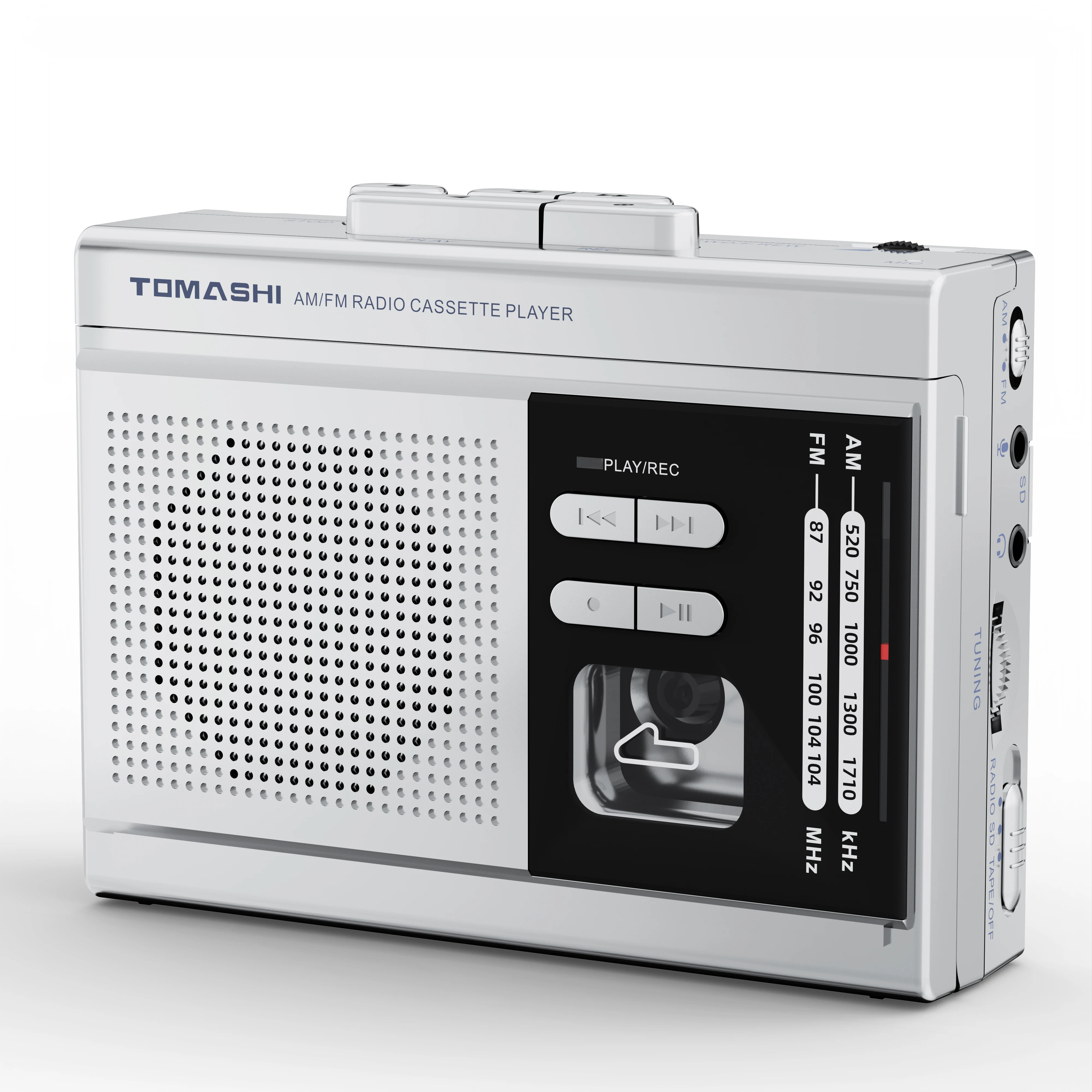 Прямая поставка с завода винтажный портативный музыкальный плеер Walkman MP3-плеер поддержкой Tf-карты Am Fm-радио Кассетный