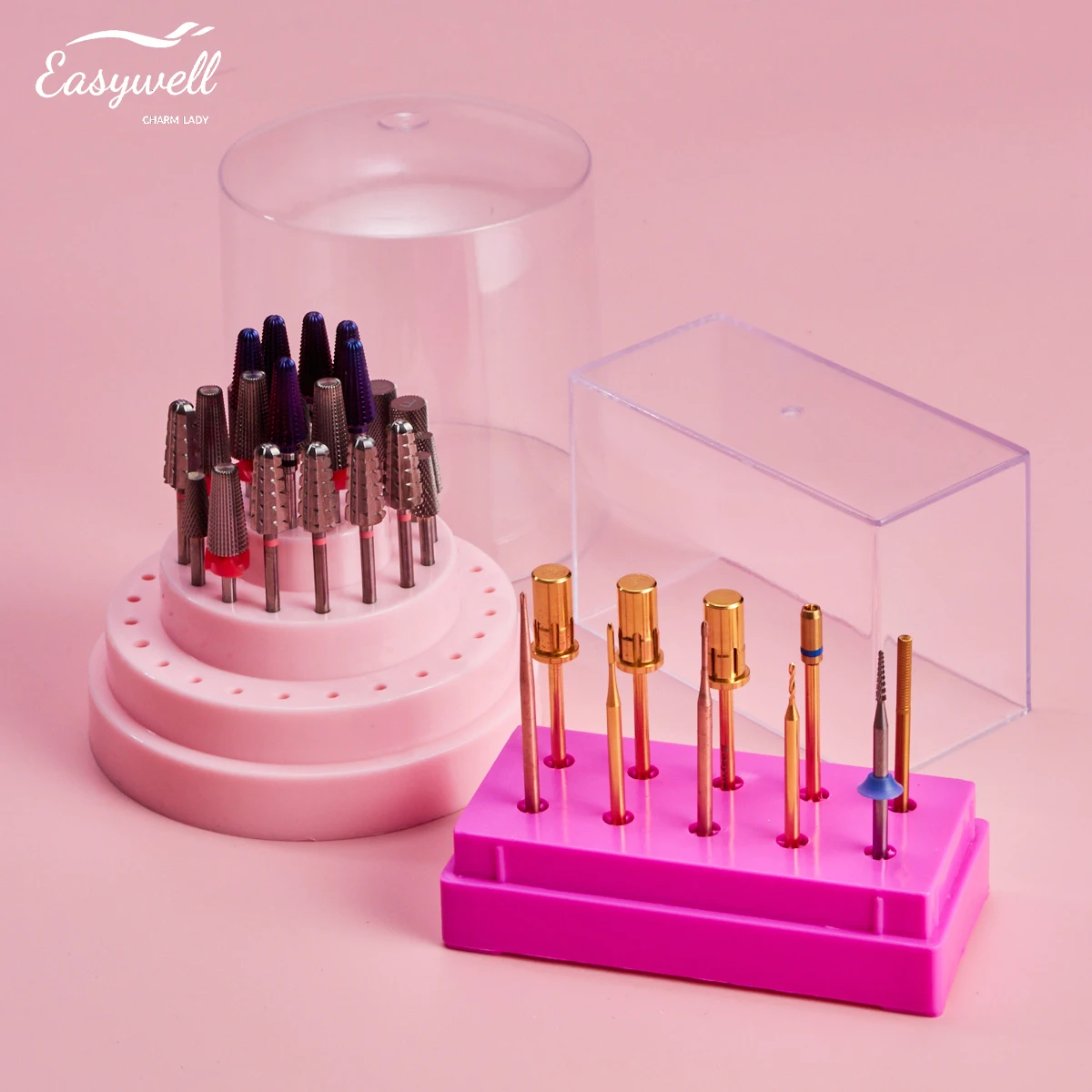 High Quality Carbide Nail Drill Bits Set Custom Logo Manicure Tools In Plastic Case Nail Bit 4XC