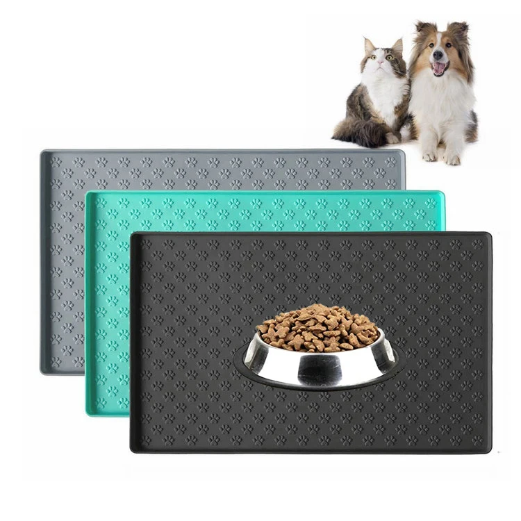 Food Training Silicone Slow Dog Cat Pet Feeding Bowl Mat For Water Food