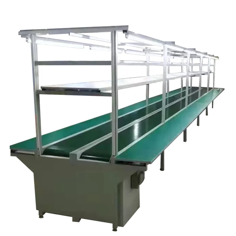 Double Belt Assembly Line Belt Conveyor Plate Chain Assembly Line Conveyor Belt