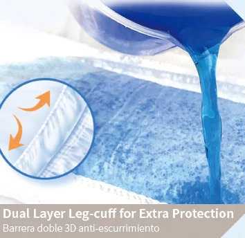 SMS Hydrophobic Non Woven Fabric Raw Materials For Baby/Adult Diapers Legcuff 3D Rounder Hygiene Product Jumbo Roll 129L