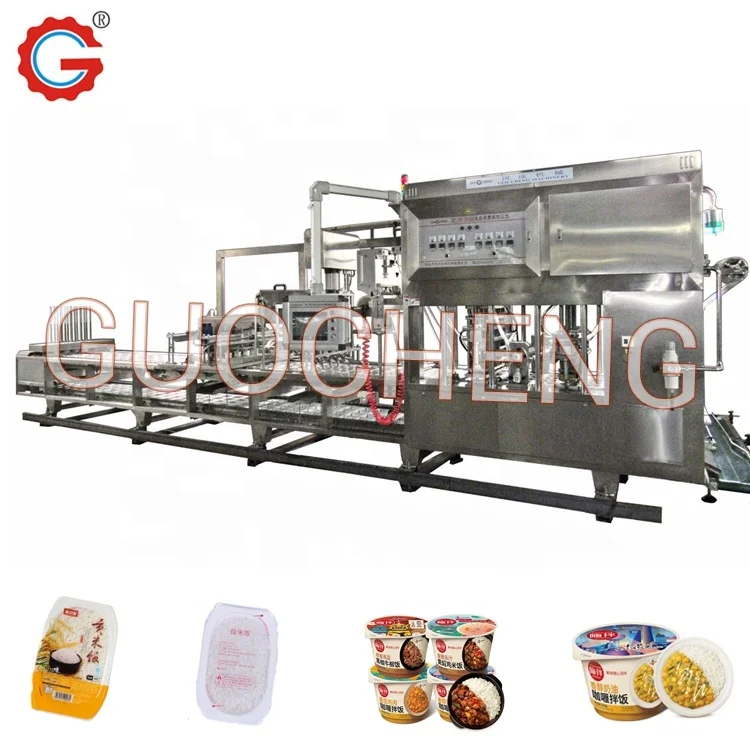 Shantou Factory Liquid Filling Sealing Machine Porridge Bowl Filling Machines