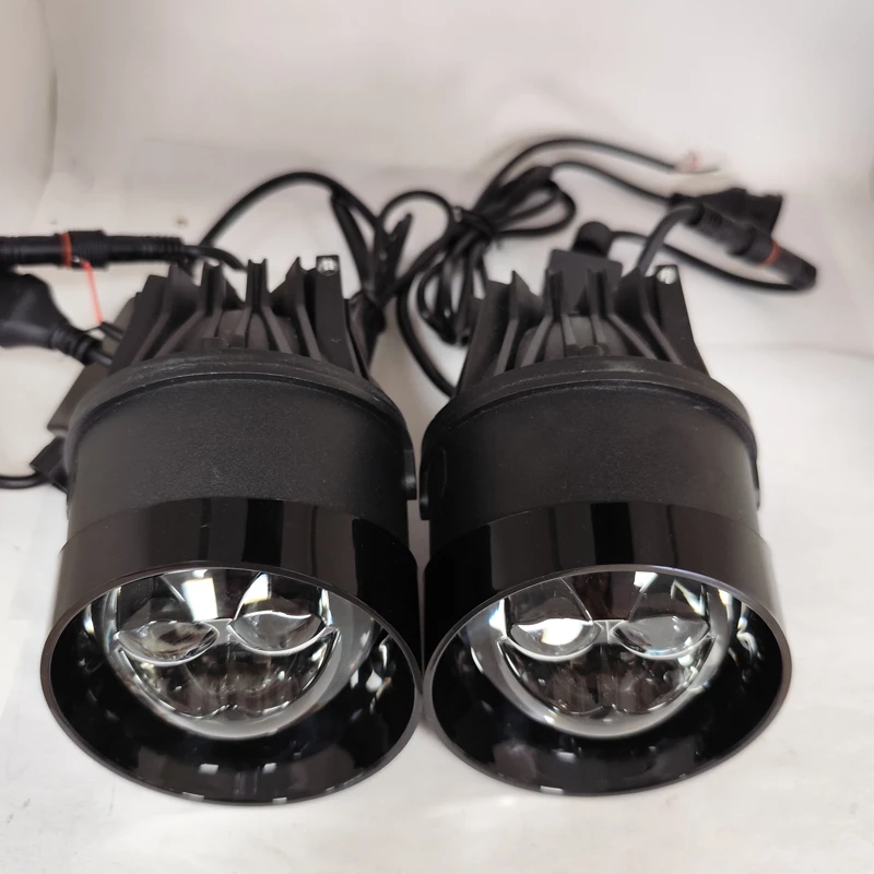 Universal 60W Led Laser Bi Projector Dual Lens 3000K 6000K 3Colors Fog Light Driving Fog Lamp Spotlights For Toyota Nissan Honda