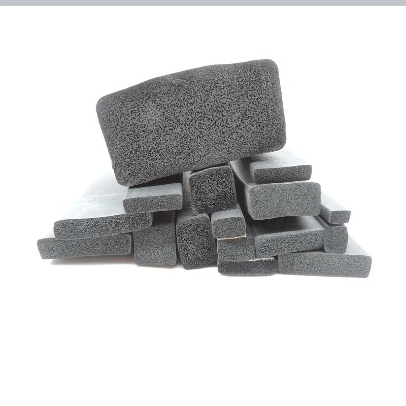 Self Adhesive EPDM foam sponge rectangle Rubber seal