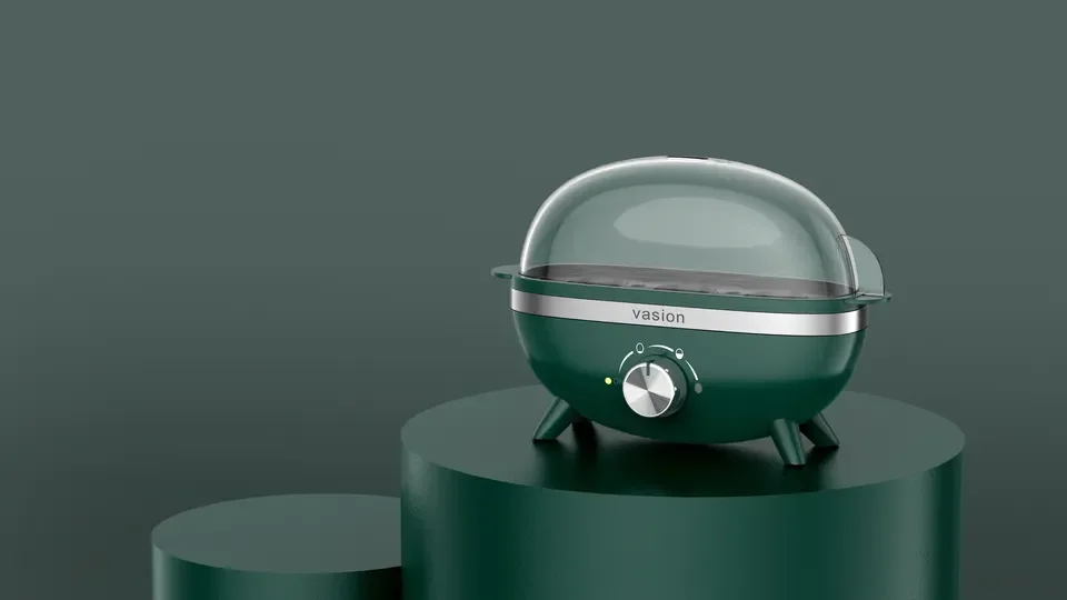 Home Small Kitchen Appliances Food Grade Mini Egg Cooker Portable 3 Eggs Capacity Electric Egg Boiler