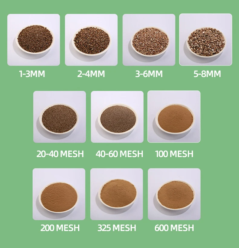 1-3mm 2-4mm 3-6mm 4-8mm expanded vermiculite for cuttage gardening soilless culture best price