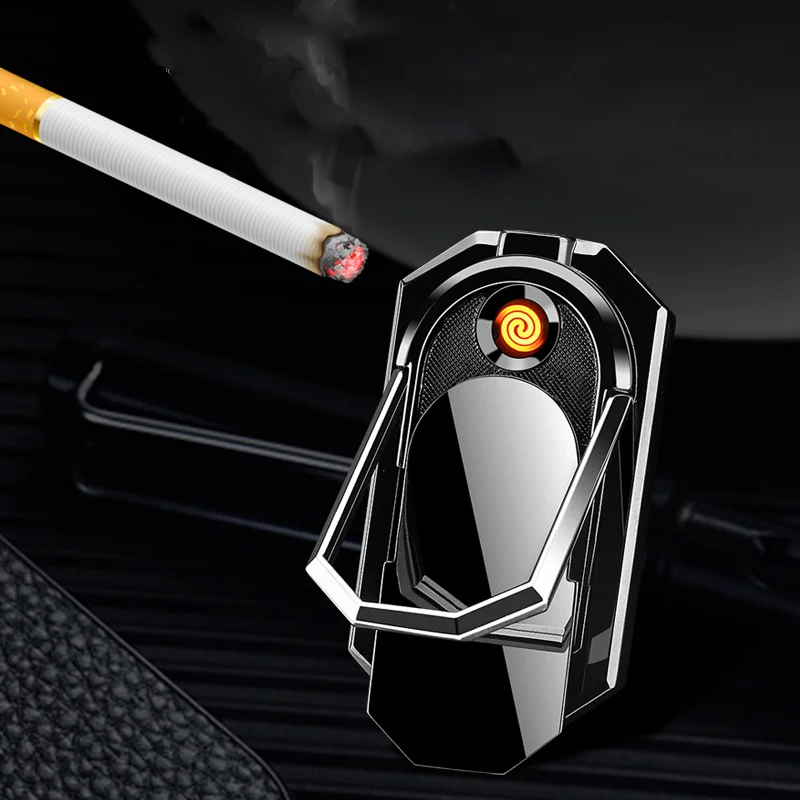 DEBANG electric lighter cigarette Coil Lighter USB rechargeable with Mobile phone holder